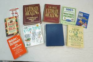 lot 75 image: natural health books
