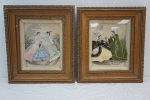 lot 98 image: antique  3 d  Victorian life pictures
