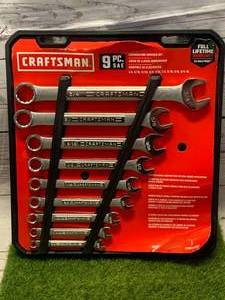 lot 2 image: BRAND NEW CRAFTSMAN 9 PIECE SAE WRENCH SET