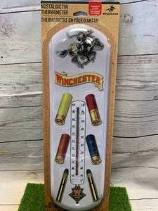 lot 13 image: BRAND NEW WINCHESTER INDOOR OUTDOOR THERMOMETER 17 INCHES