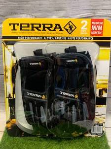 lot 15 image: BRAND NEW TERRA 2 PACK HIGH PERFORMANCE GLOVES SIZE M