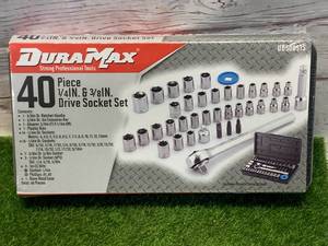 lot 20 image: BRAND NEW DURAMAX 40 PIECE 13 & 38 SOCKET SET