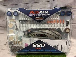 lot 28 image: BRAND NEW 220 PIECE ROTARY TOOL WORKSHOP