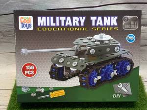 lot 46 image: BRAND NEW 156 PIECE MILITARY TANK DIY MODEL