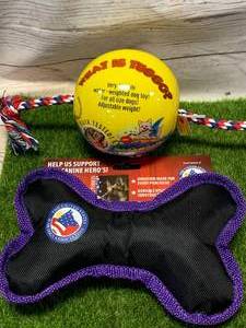 lot 54 image: LOT OF TWO NEW DOG TOYS