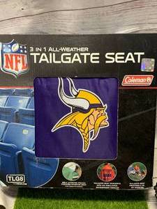 lot 64 image: BRAND NEW MN VIKING THREE IN ONE TAILGATE SEAT