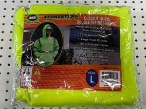 lot 81 image: BRAND NEW CLASS 3 HIGH VIS DOUBLE WEIGHT SWEATSHIRT SIZE LARGE