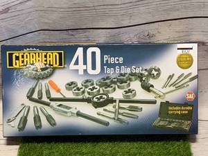 lot 104 image: BRAND NEW GEARHEAD 40 PIECE TAP & DIE SET