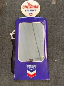 lot 121 image: METAL CHEVRON STANDARD MIRROR 31 INCHES TALL