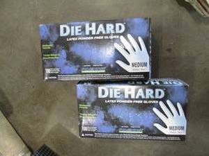lot 83 image: 2 packs of latex powder free gloves...