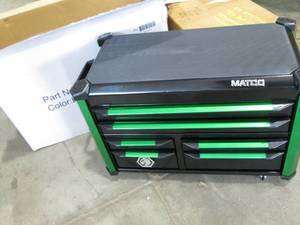 lot 90 image: Mini Matco tool box on wheels top i...