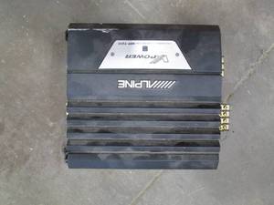 lot 98 image: Alpine power amp...
