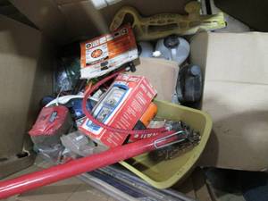 lot 133 image: Box of assorted automotive and othe...
