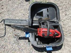lot 28 image: Homelite chainsaw with 15 bar and ...