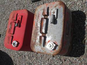 lot 42 image: Two marine gas cans...