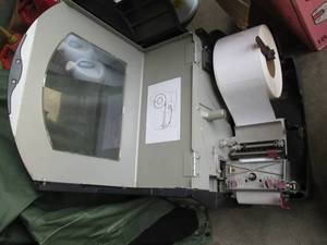 lot 64 image: Zebra ZM400 thermal label printer...