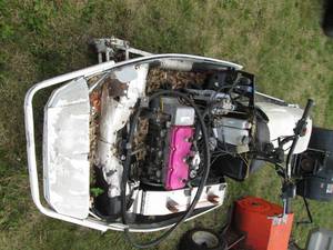 lot 12 image: 1994 Polaris XCR for parts as pictu...