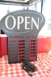 lot 641 image: Newan OPEN Electric Sign