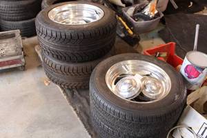 lot 705 image: Lot of (4) BFGoodrich Tires with Billet Specialty 16 Rims