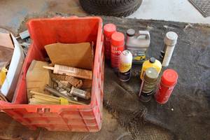 lot 729 image: Lot of (80) Misc. Items - Fasteners, Power Strips, Power Cord, Shifter