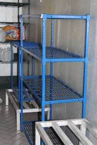 lot 638 image: Lot of (2) Metal Shelving Unit