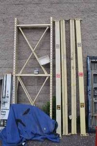 lot 1061 image: Pallet Racking - (2) Uprights, (4) Beams