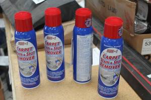 lot 692 image: Lot of (4) Lifter-1 Carpet Stain & Spot Remover Aerosol Cans