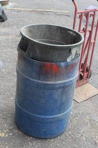 lot 1104 image: Lot of (2) 50-Gallon Garbage Bins