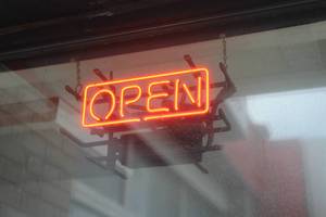 lot 1187 image: OPEN sign
