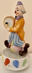 Musical Clown Figurine