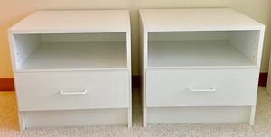 Two Side Tables With Drawers