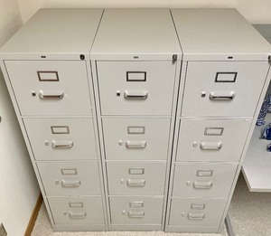 3 Hon File Cabinets