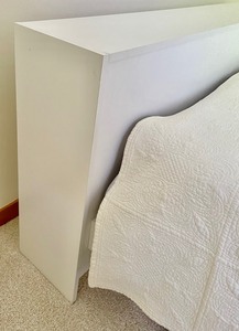 Techline Queen Bed Frame with 4 Tuck Under Drawers (no mattress included)