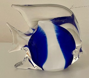3 Adorable Art Glass Fish