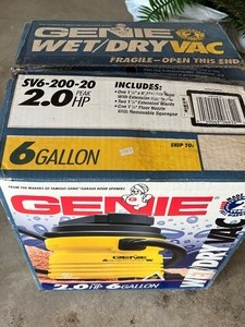 Genie Six Gallon WetDry Vac