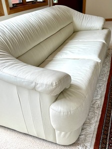 Lovely Ivory Italian Made Sofa