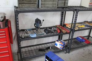 lot 373 image: Metal Storage Rack 3-tier