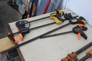 lot 381 image: Lot of (4) Quick Grip Slide Clamps