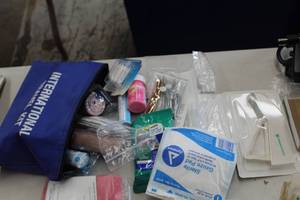 lot 430 image: International Medical Travel Kit with Medical Accessories
