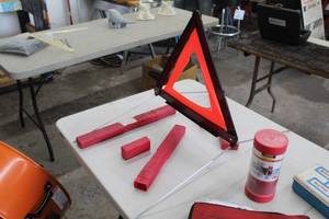 lot 434 image: Lot of (3) Safety Triangle Kits