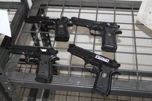 lot 450 image: Lot of (4) 9mm Auto Water Gun