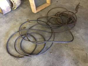lot 38 image: 58 Steel Cable Approx 30