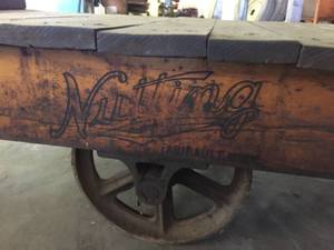 lot 42 image: Nutting RailroadShop Cart