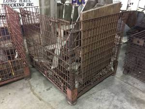 lot 59 image: Heavy Duty Collapsible Wire Cage