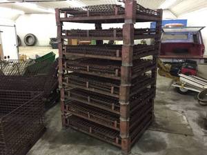 lot 62 image: 1 Heavy Duty Collapsible Wire Cage 53 x 43 x 45 12