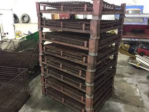 lot 64 image: 1 Heavy Duty Collapsible Wire Cage 53 x 43 x 45 12