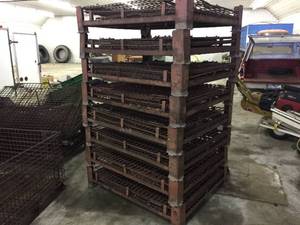 lot 65 image: 1 Heavy Duty Collapsible Wire Cage 53 x 43 x 45 12