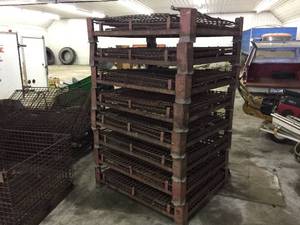 lot 66 image: 1 Heavy Duty Collapsible Wire Cage 53 x 43 x 45 12