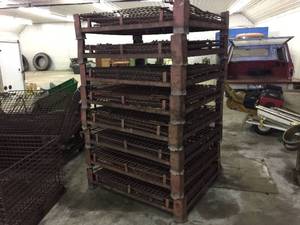 lot 67 image: 1 Heavy Duty Collapsible Wire Cage 53 x 43 x 45 12