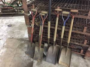 lot 74 image: Group Shovels